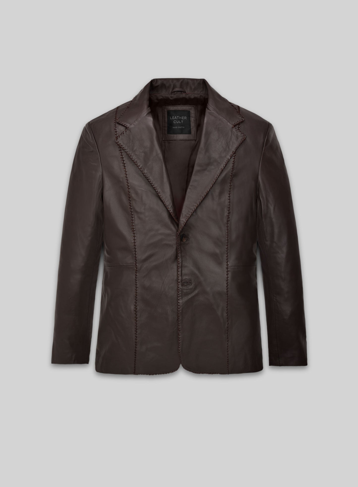 Michael Shannon Elvis & Nixon Leather Blazer