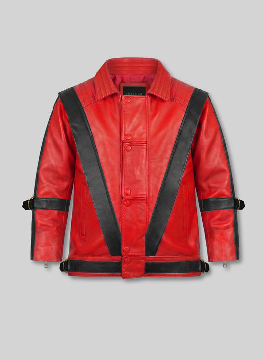 Michael Jackson Thriller Kids Leather Jacket