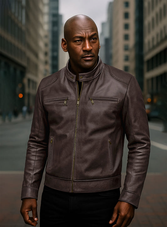 Michael Jordan Leather Jacket