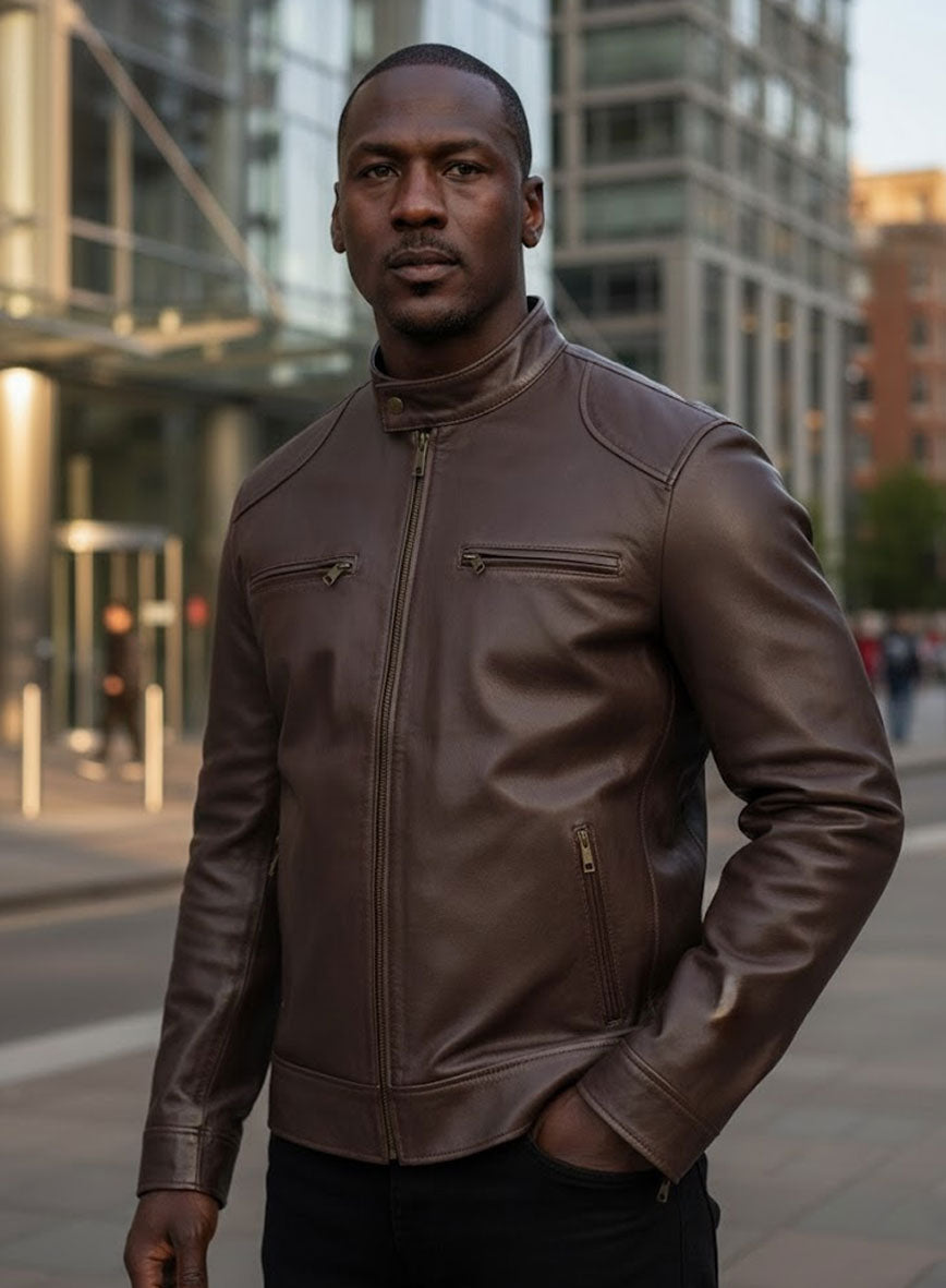 マイケル・ジョーダン レザージャケットXXL マイケル・ジョーダン レザージャケットXXL Micheal Jordan Motor