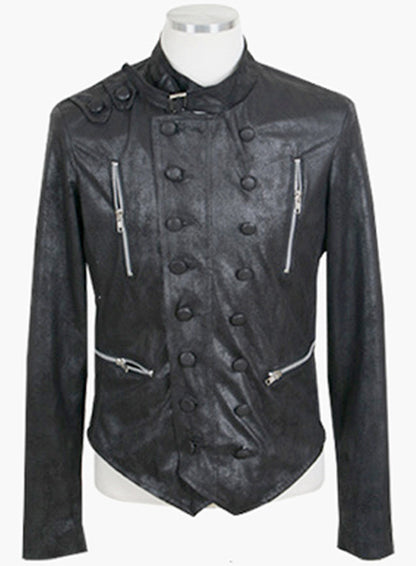 Military Leather Jacket - LeatherCult