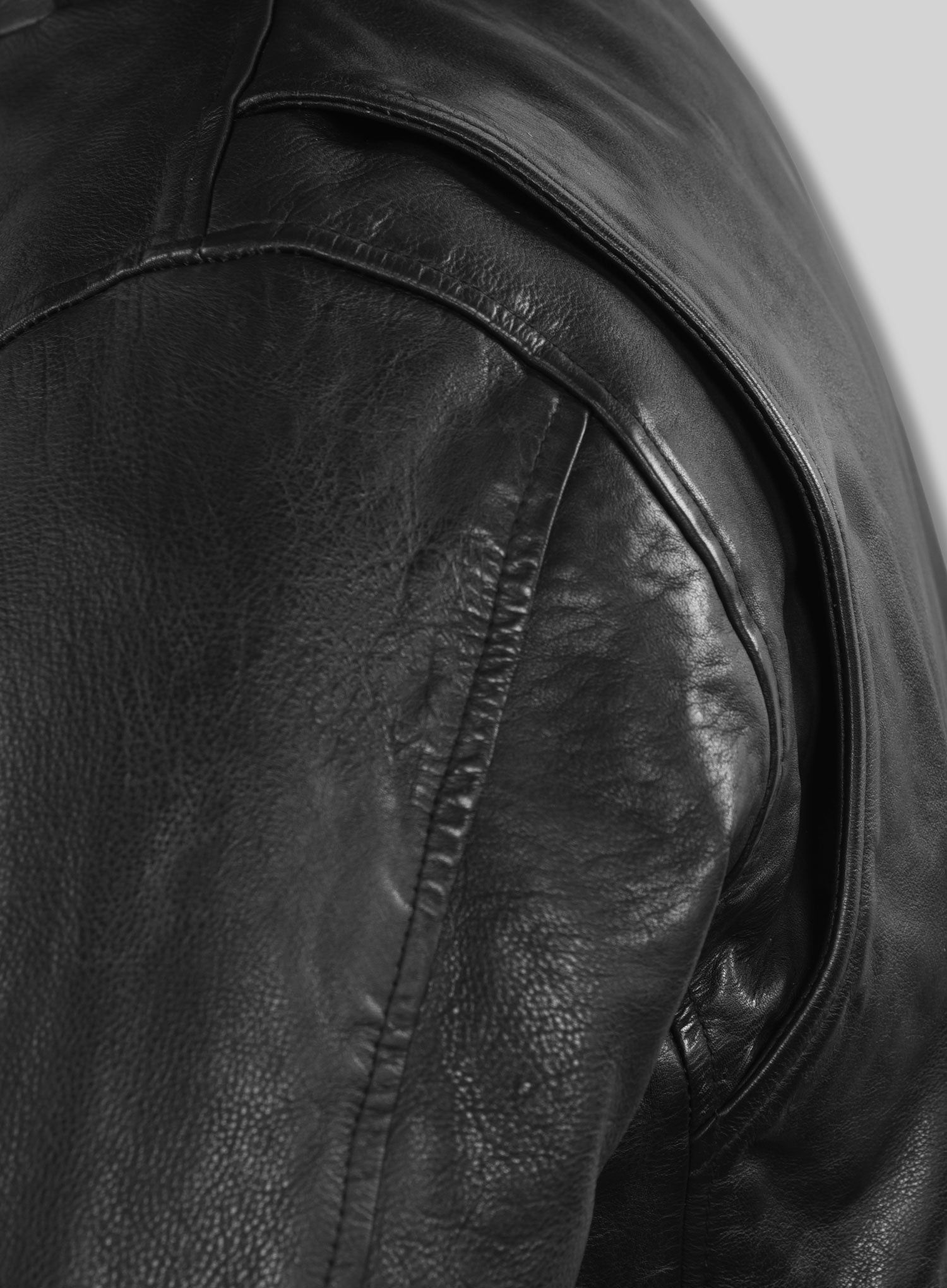 Black Military M-65 Hood Leather Jacket – LeatherCult