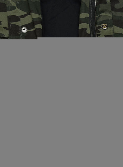 Military M-65 Camo Jacket - LeatherCult