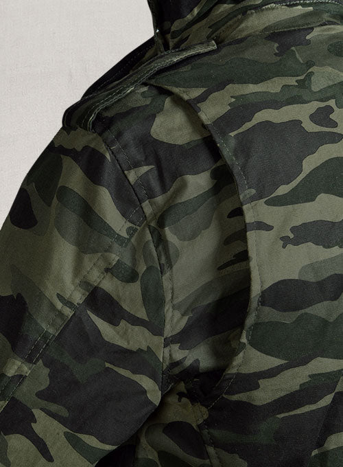 Military M-65 Camo Jacket - LeatherCult