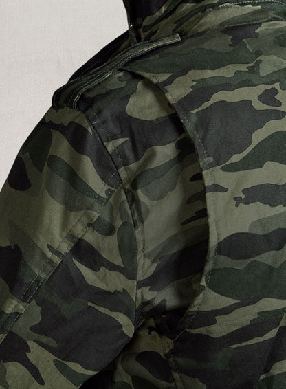 Military M-65 Camo Jacket - LeatherCult