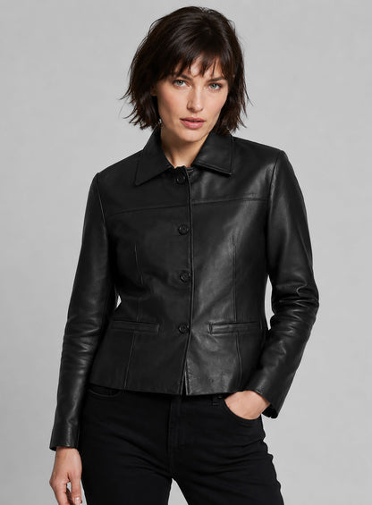 Milla Jovovich Leather Jacket