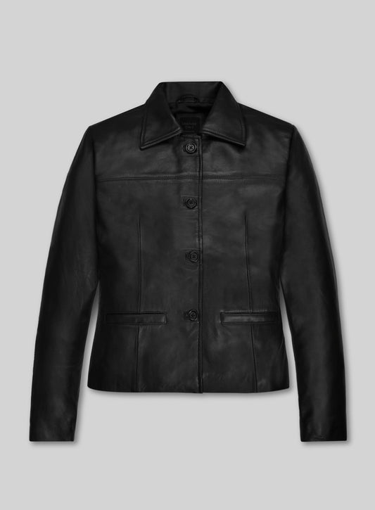 Milla Jovovich Leather Jacket