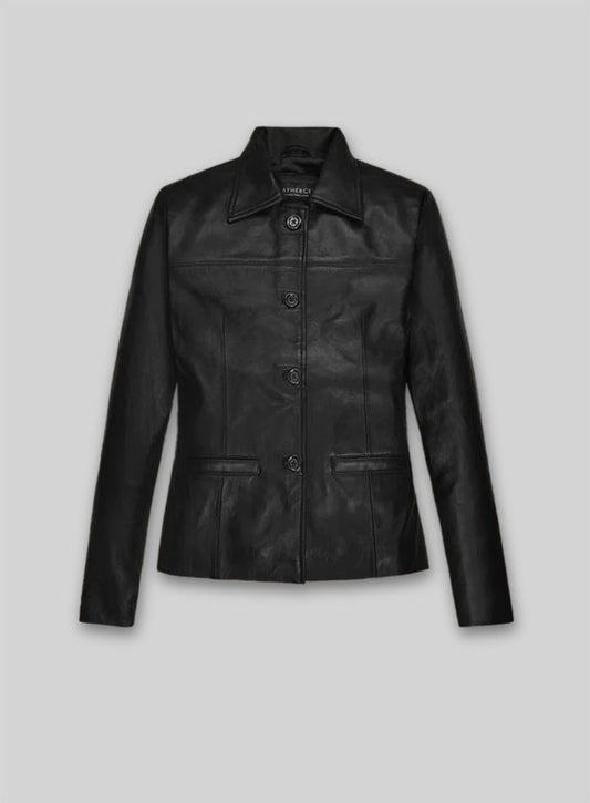 Milla Jovovich Leather Jacket