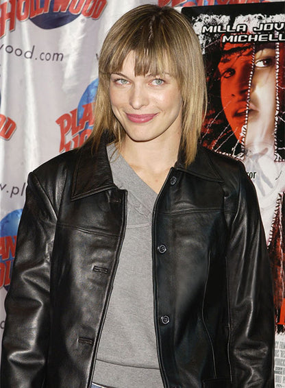 Milla Jovovich Leather Jacket - LeatherCult