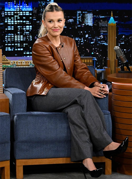 Millie Bobby Brown Leather Jacket - LeatherCult