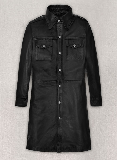 Millie Bobby Brown Leather Dress - LeatherCult