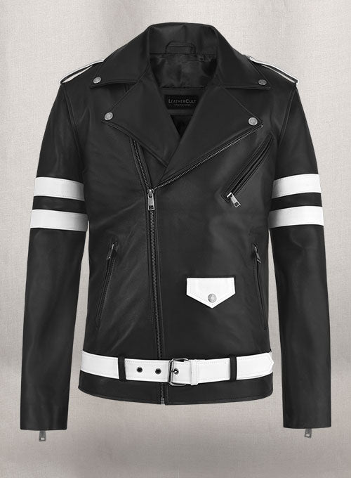 Monza Biker Leather Jacket - LeatherCult