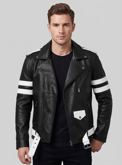 Monza Biker Leather Jacket