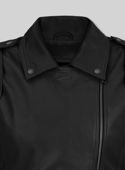 Motivated Biker Leather Dress - # 772