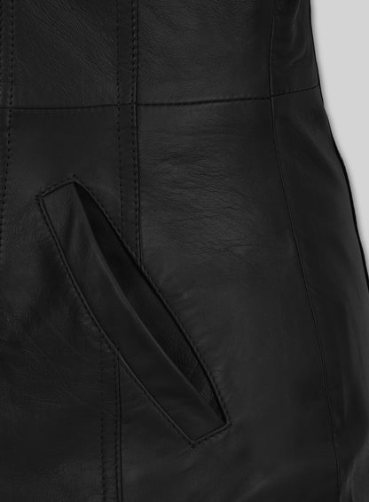 Motivated Biker Leather Dress - # 772