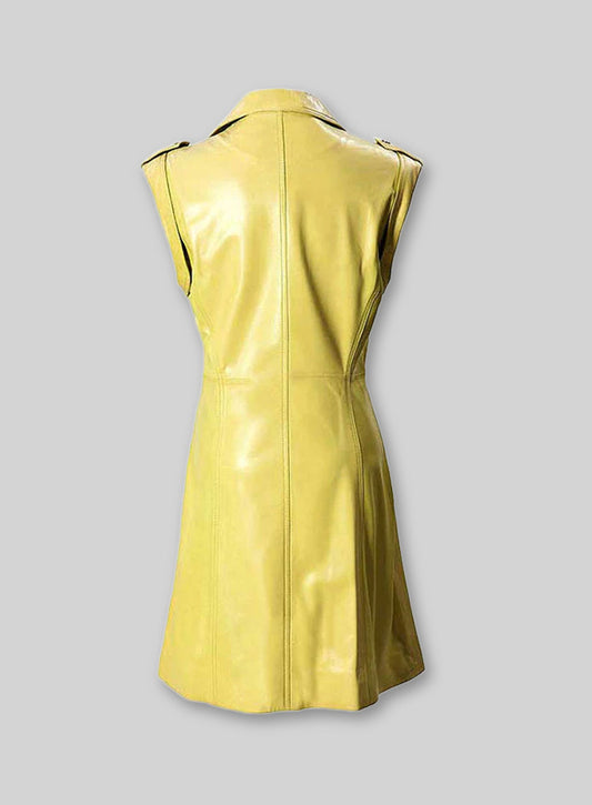 Motivated Biker Leather Dress - # 772