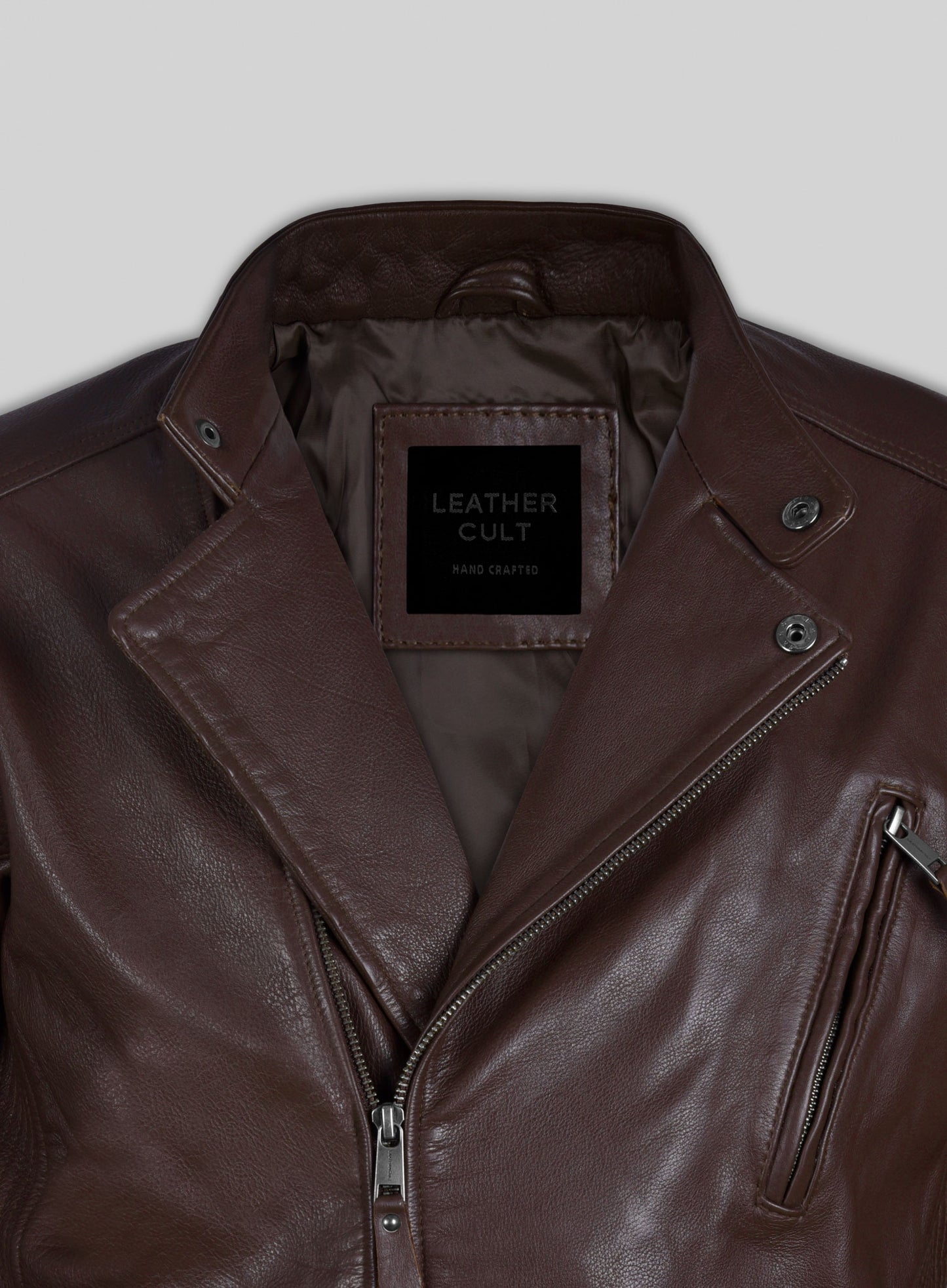 Moto Biker Leather Jacket
