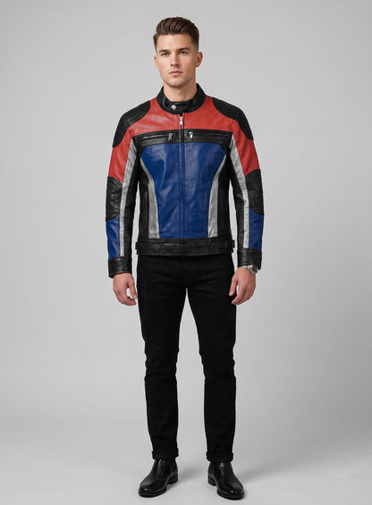 MotoGp Style Leather Jacket