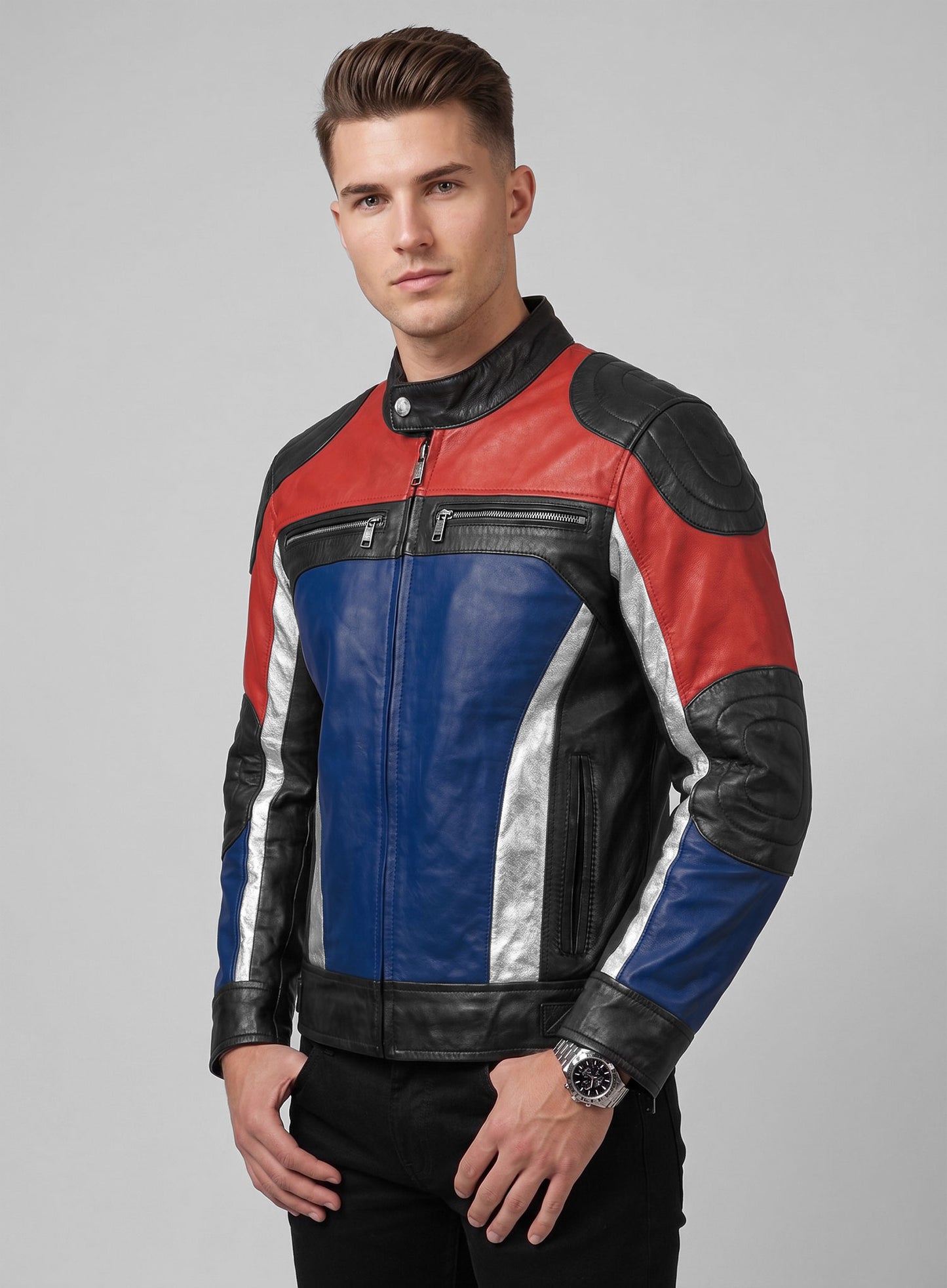 MotoGp Style Leather Jacket