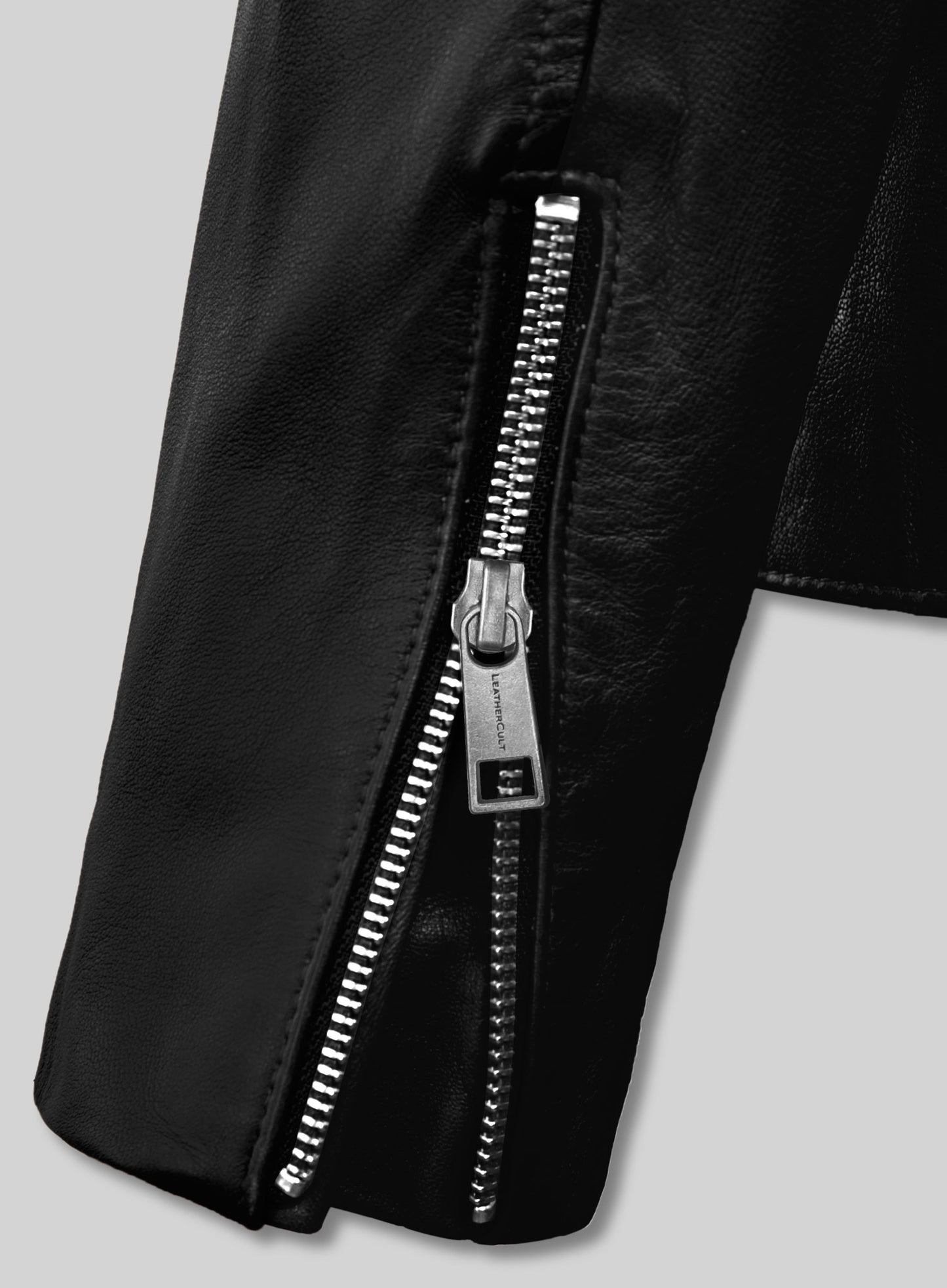 Motorad Black Biker Leather Jacket