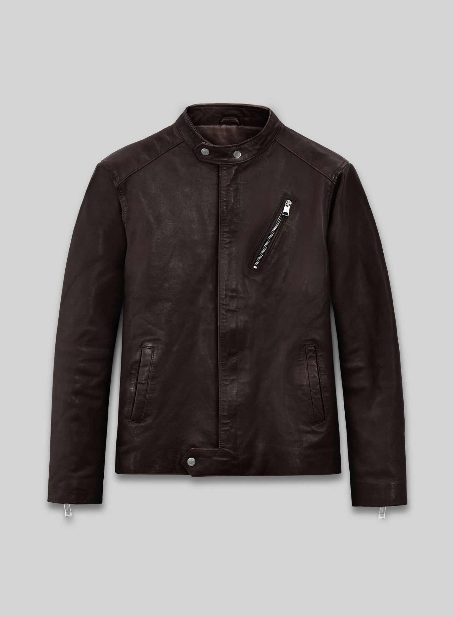 Motorad Brown Biker Leather Jacket
