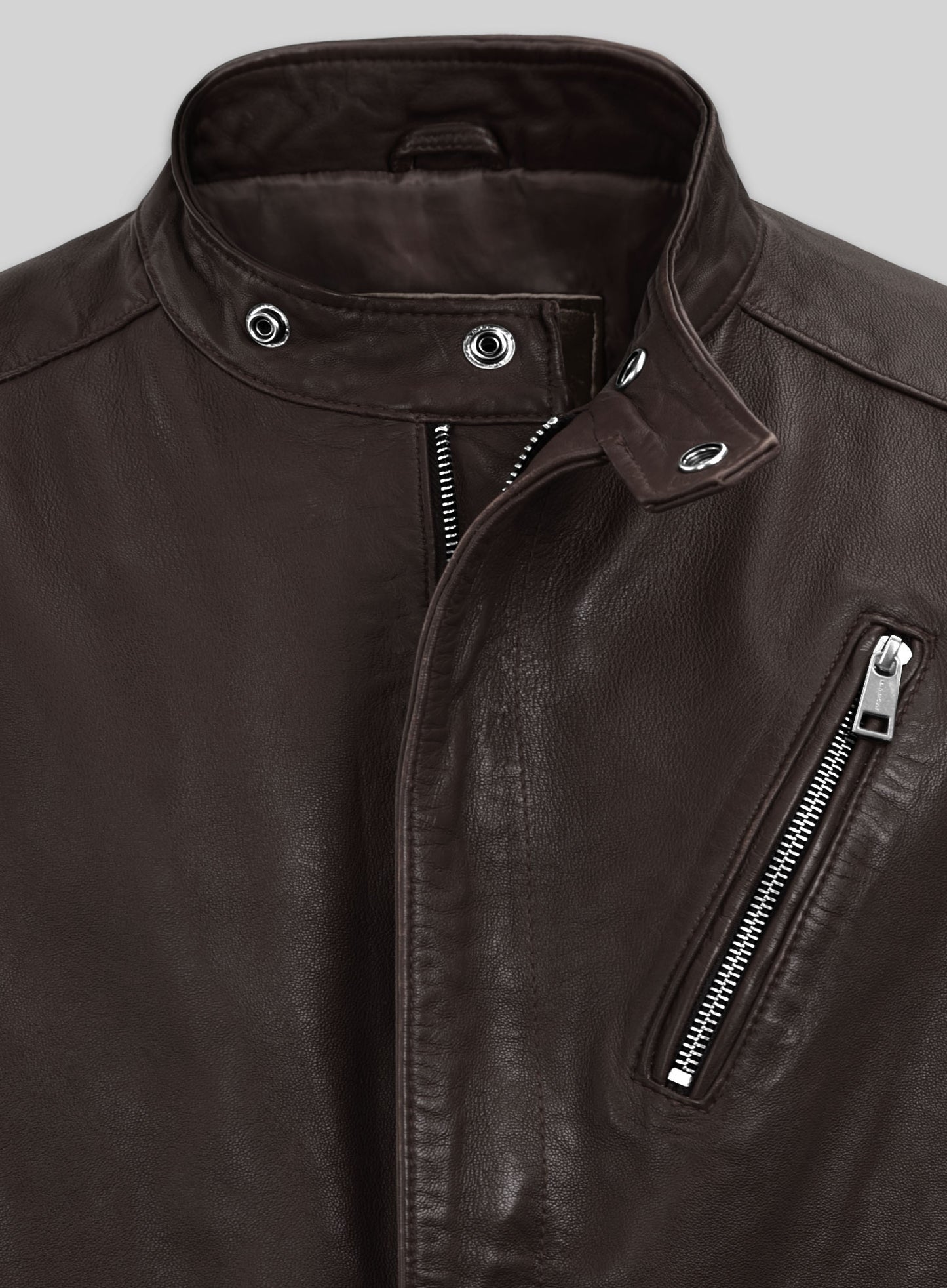 Motorad Brown Biker Leather Jacket