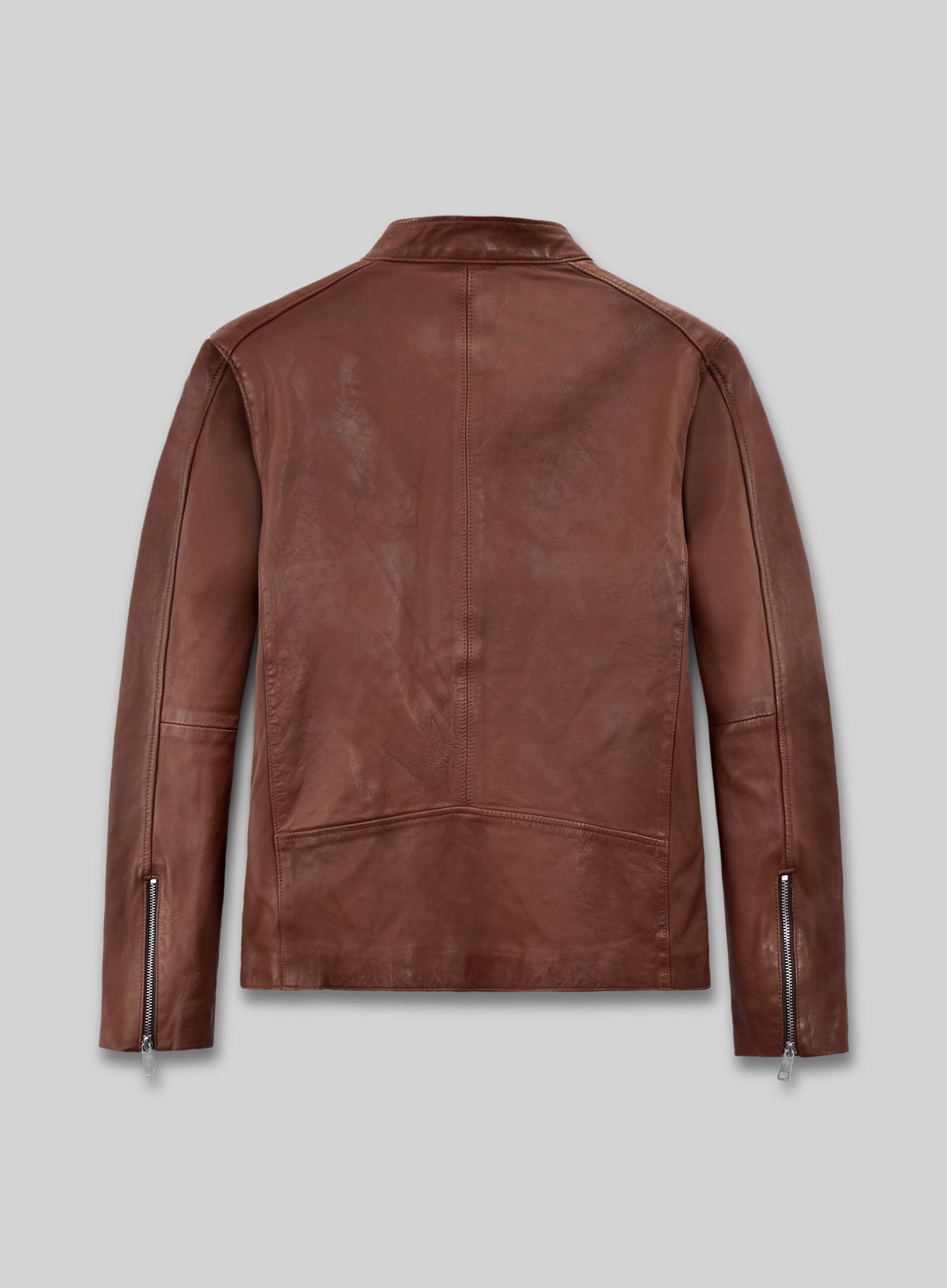 Motorad Tan Biker Leather Jacket