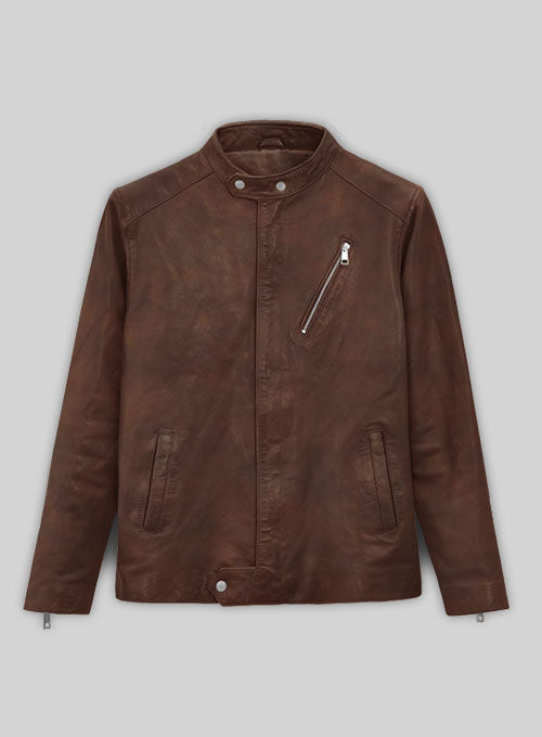 Motorad Spanish Brown Biker Leather Jacket