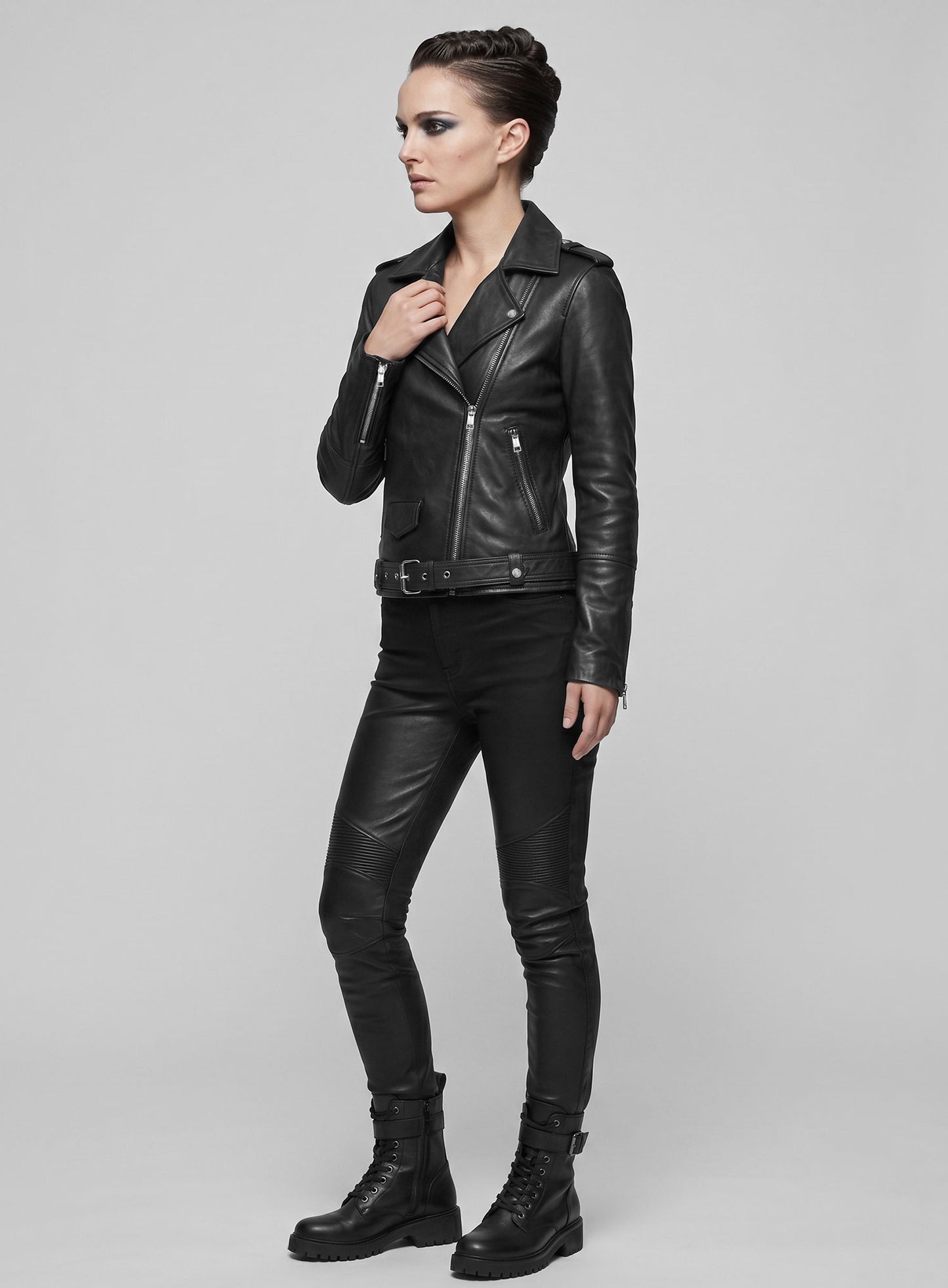 Natalie Portman Vox Lux Leather Jacket #1