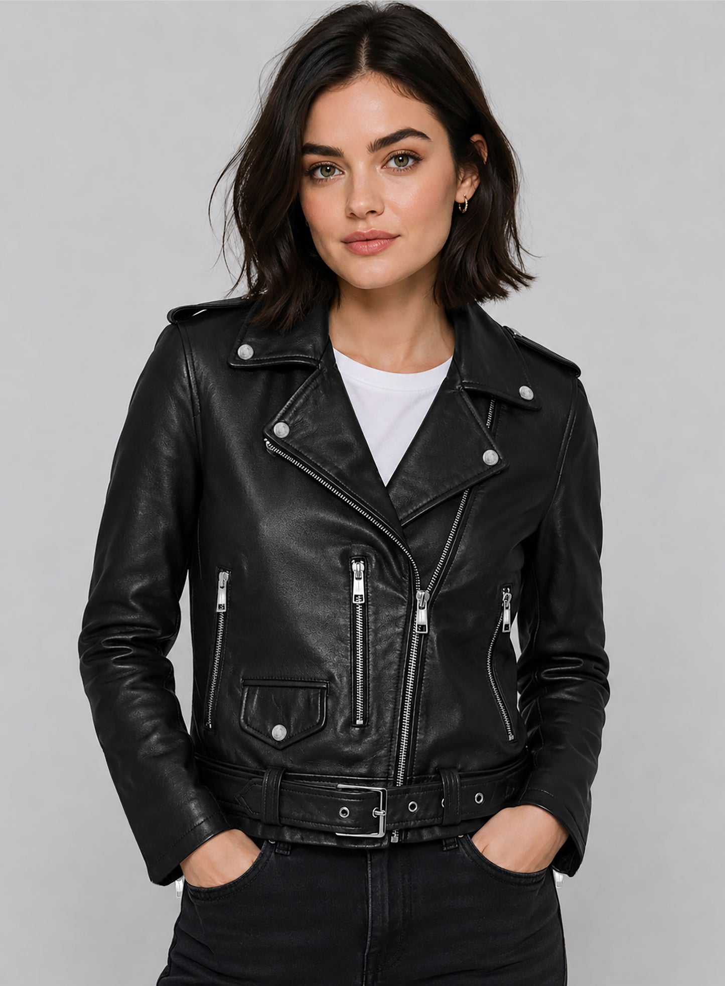 Lucy Hale Leather Jacket