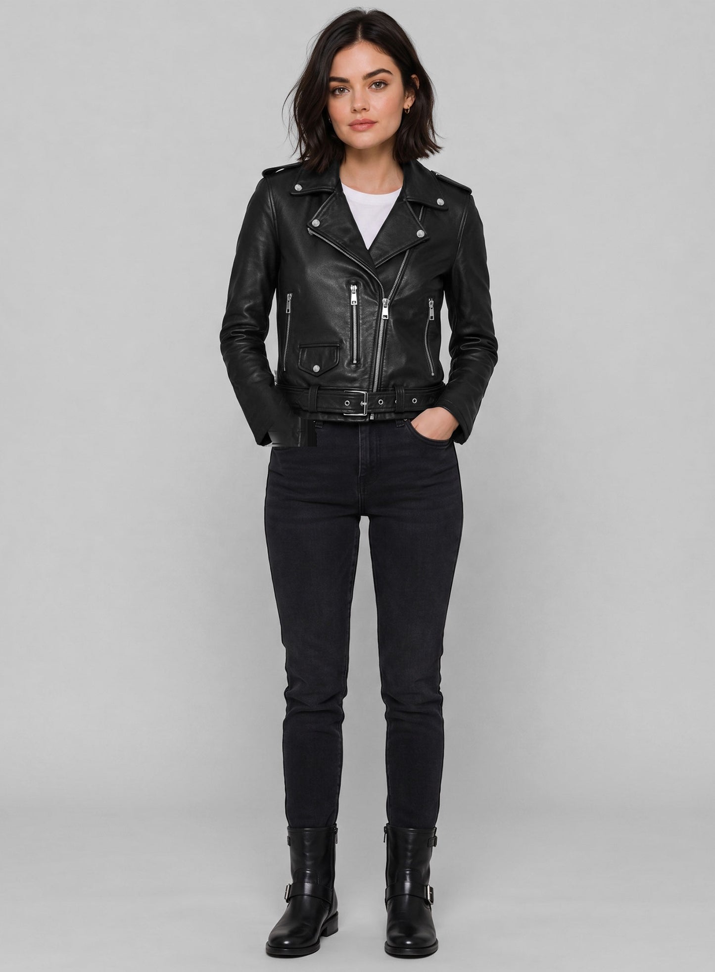 Lucy Hale Leather Jacket