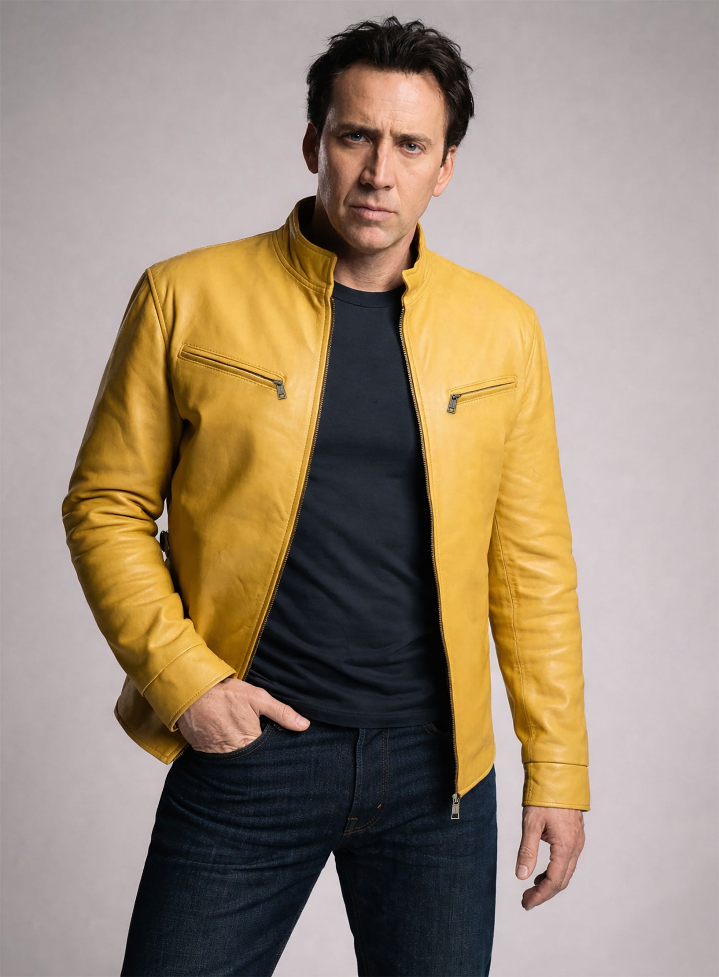Next Nicolas Cage (Chris Johnson) Leather Jacket