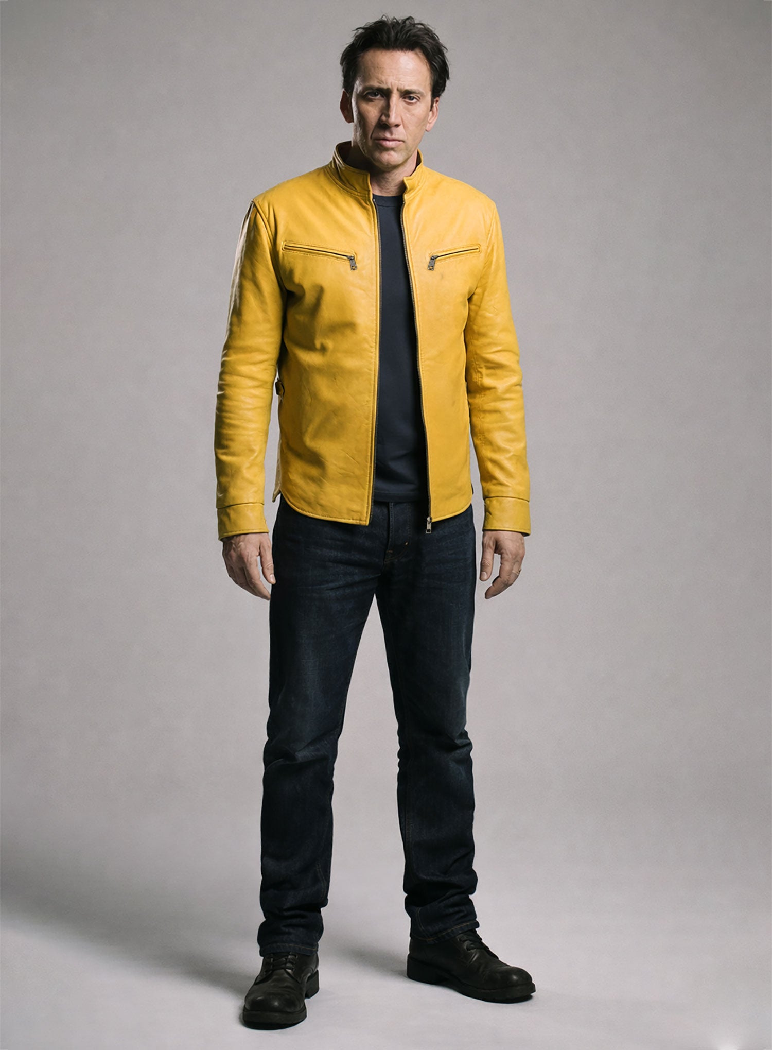Next Nicolas Cage (Chris Johnson) Leather Jacket – LeatherCult