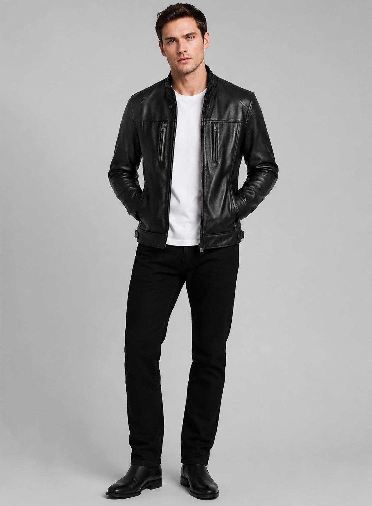 Nicholas Hoult Leather Jacket