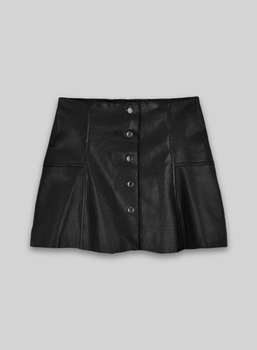 Nichole Bloom Leather Skirt