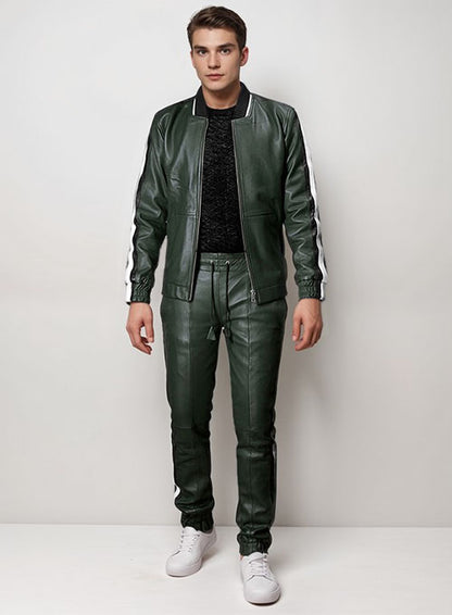 Nick Jonas MTV Video Music Awards Leather Jacket and Pants Set - LeatherCult