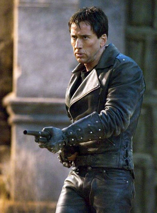 Nicolas Cage Ghost Rider Leather Jacket and Pants Set - LeatherCult