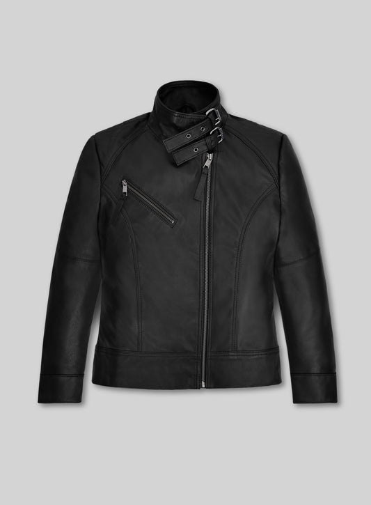 Nina Dobrev Leather Jacket