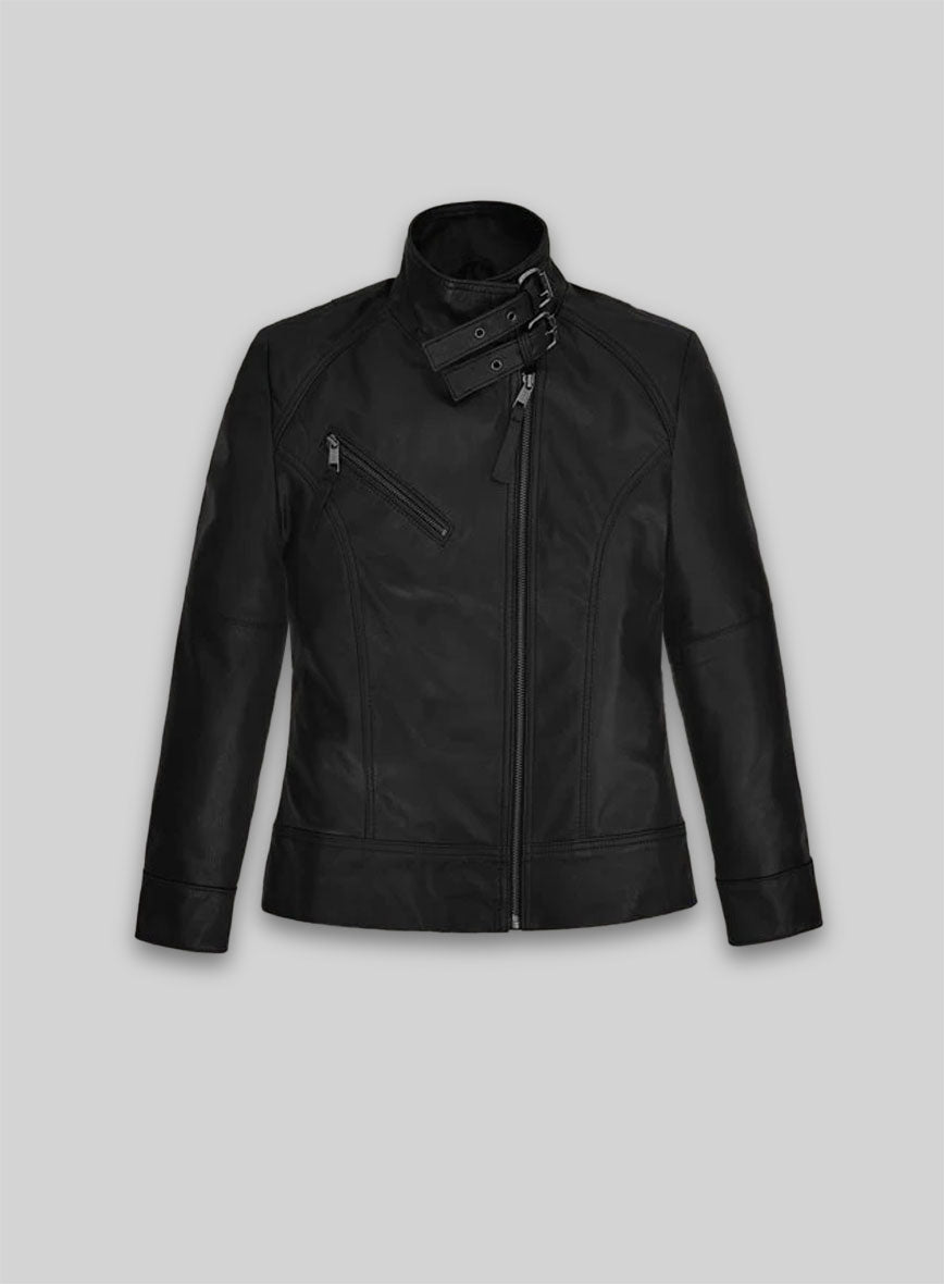 Nina Dobrev Leather Jacket