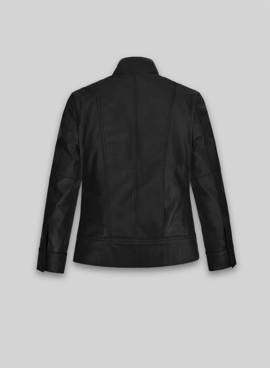 Nina Dobrev Leather Jacket