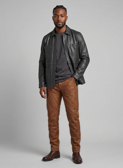 Noach Leather Pants