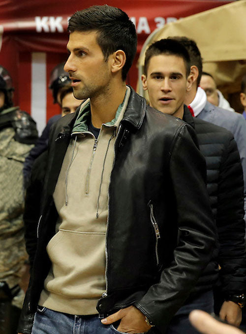 Novak Djokovic Leather Jacket - LeatherCult