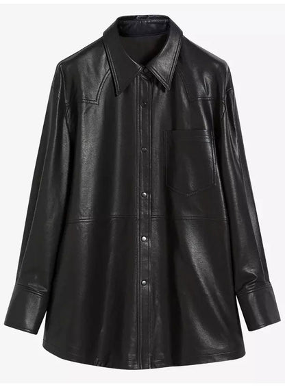 Oaklane Leather Trench Coat - LeatherCult