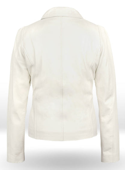Off White Leather Jacket # 215 - LeatherCult