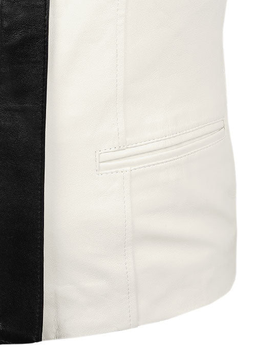 Off White Leather Jacket # 215 - LeatherCult