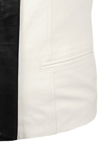 Off White Leather Jacket # 215 - LeatherCult