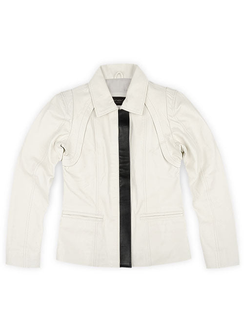 Off White Leather Jacket # 215 - LeatherCult