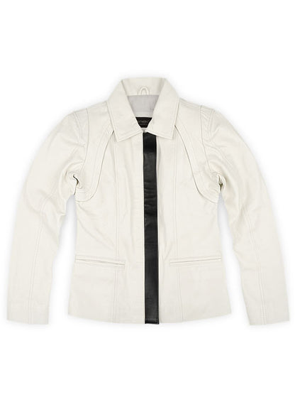 Off White Leather Jacket # 215 - LeatherCult
