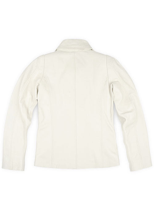 Off White Leather Jacket # 215 - LeatherCult
