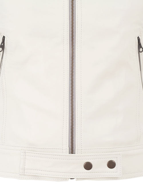 Off White Leather Jacket # 217 - LeatherCult